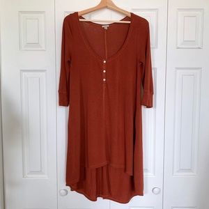 Urban Outfitters lightweight Rust Tunic